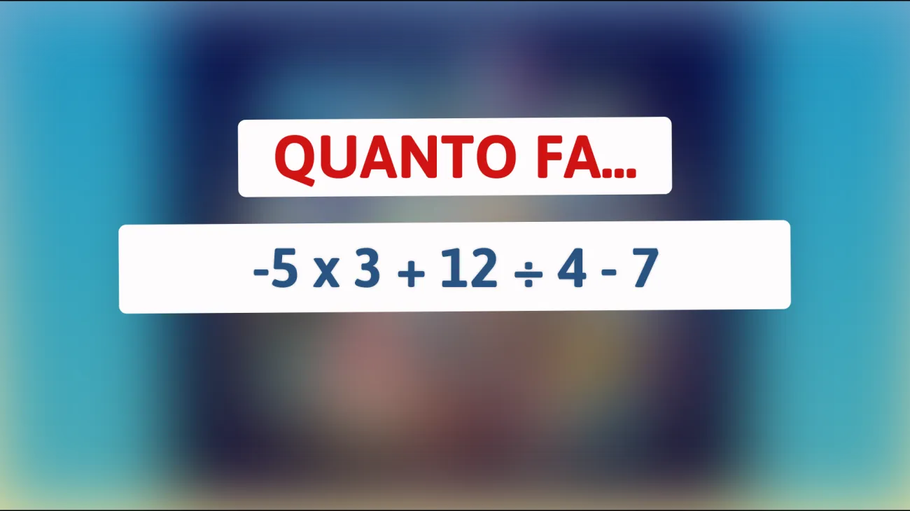 \"Sei abbastanza intelligente da risolvere questo enigma matematico che solo pochi geniali riescono a capire?\""
