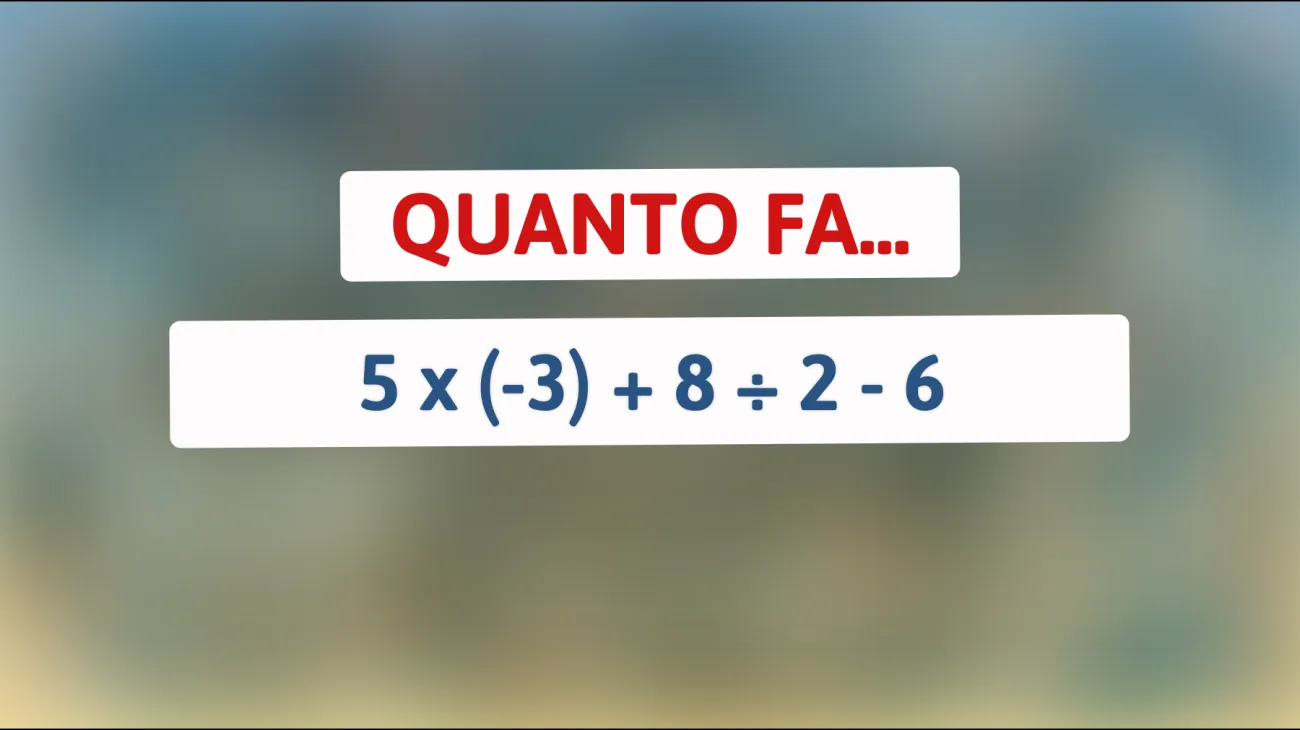 \"Solo i veri geni riescono a risolvere questo enigma matematico: accetti la sfida?\""